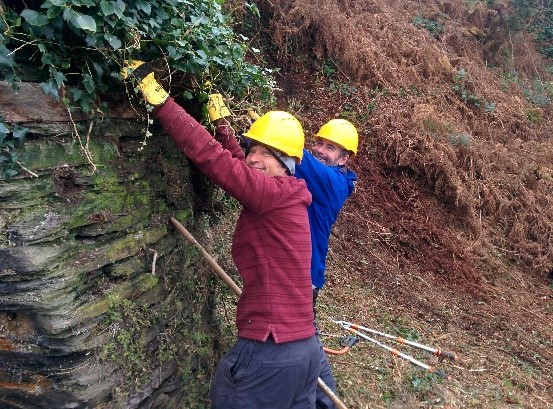 Volunteers at a Limekiln