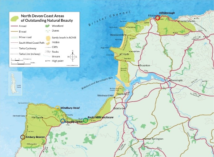 Map of Hillforts