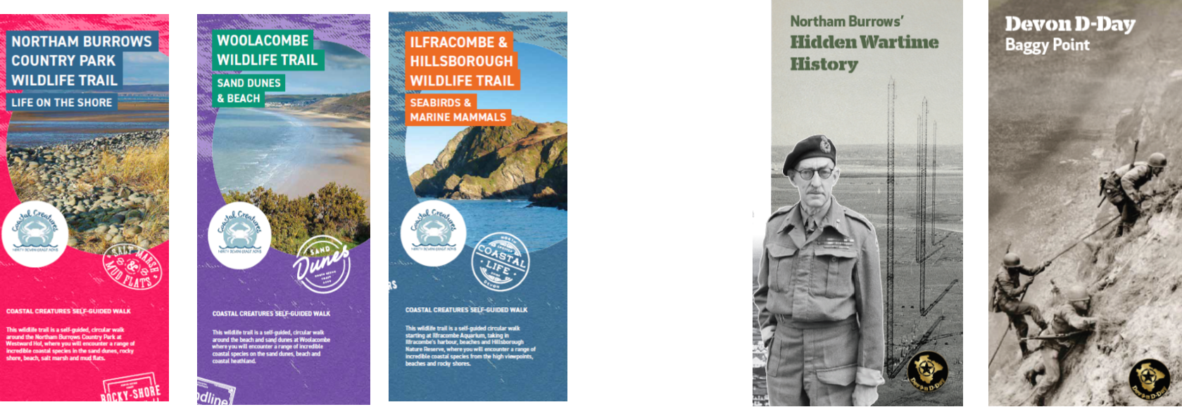 Wildlife and Heritage Trail leaflets