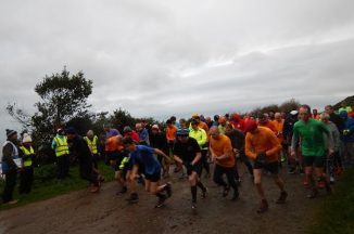 Woolacombe Dunes parkrun underway